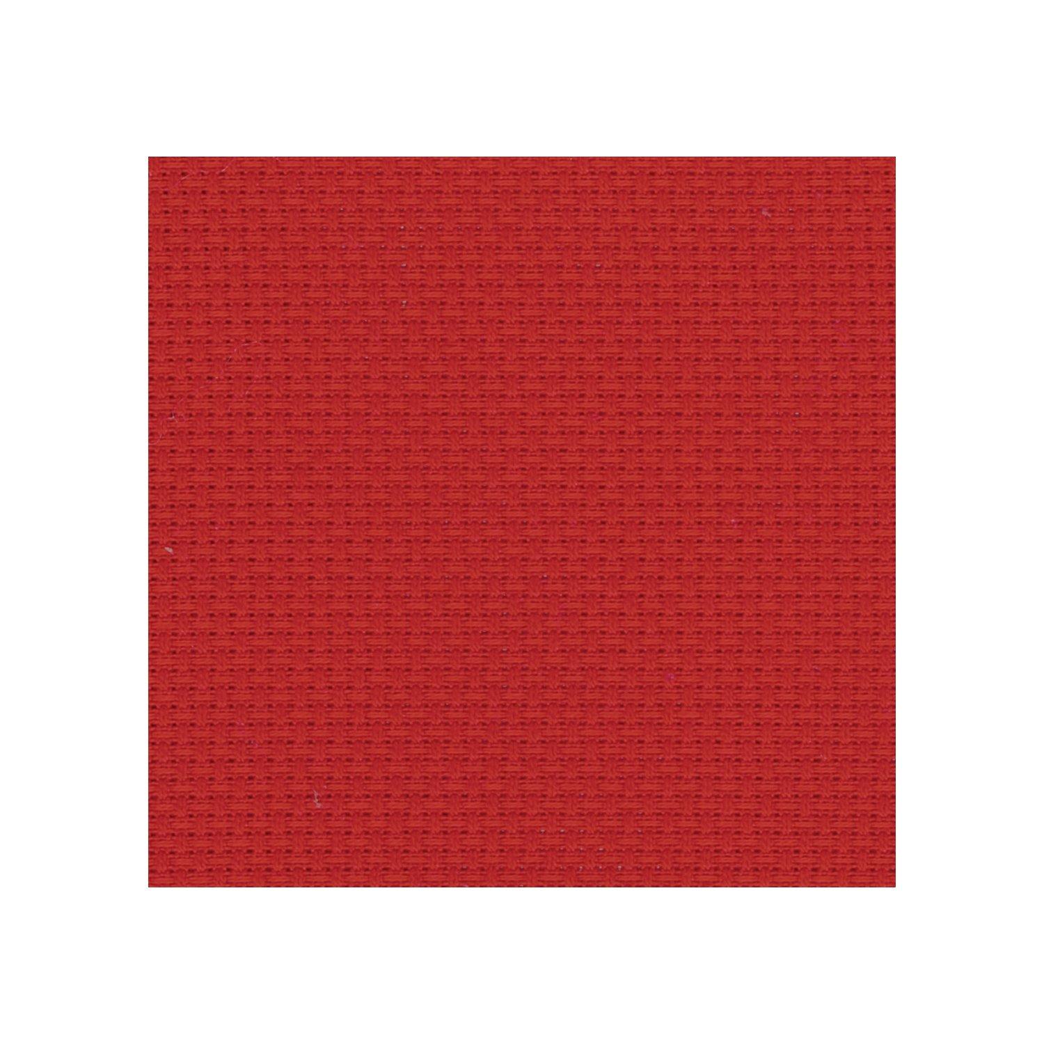 Olimpas Silk Embroidery Fabric Indian Cross 45×50cm Cut Fabric Red 8300