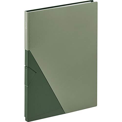 King Jim Clear File Jiritsu 20-Pocket A4 Vertical Green 8832-G