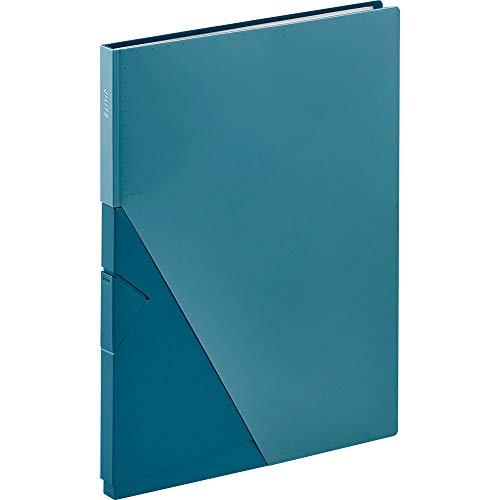 King Jim Clear File Jiritsu 20-Pocket A4 Vertical Blue 8832-B