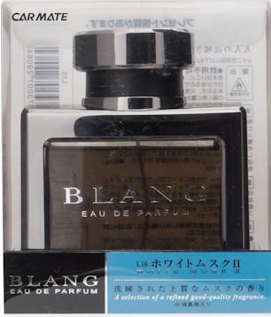 CarMate Car Deodorizer & Air Freshener Blang Liquid Place-Type White Musk 2 Black 70ml L16