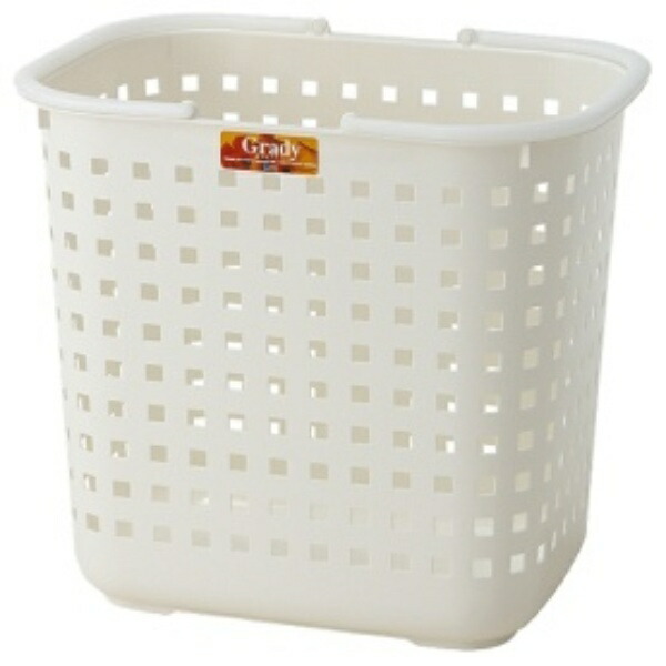 Asbel Laundry Basket with Handle Grady Basket Large Capacity L Polypropylene Casual White Laundry A7417
