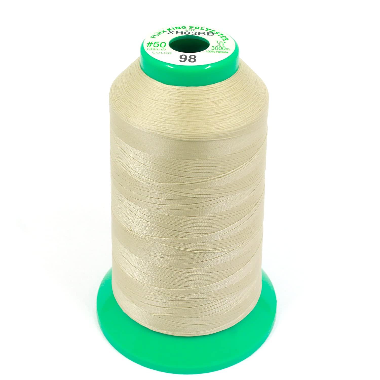 FUJIX Industrial King Polyester Sewing Thread No. 50 Standard Weight 3000m col.98