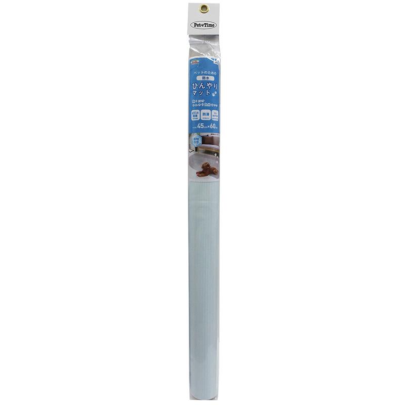 Meiwa Gravure Cooling Mat for Pets - Deodorizing, Waterproof, Contact Cooling, Free Cut INHM-01 45cm×60cm Light Blue
