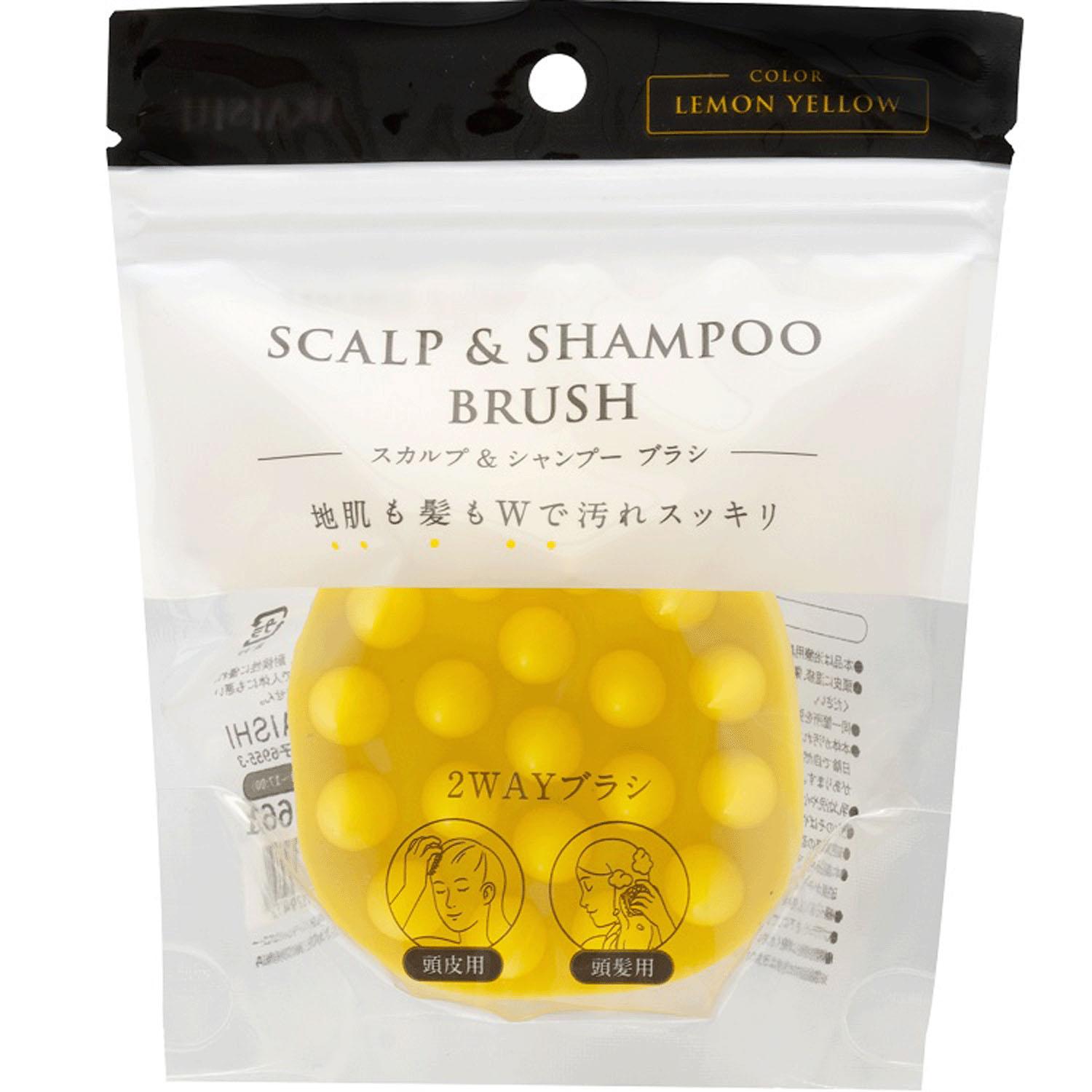 AKAISHI Scalp & Shampoo Brush (1 piece)