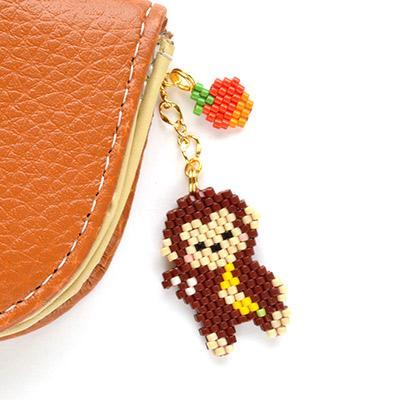 MIYUKI Bead Kit Reversible Shaped Stitch Kit Monkey BFK-430