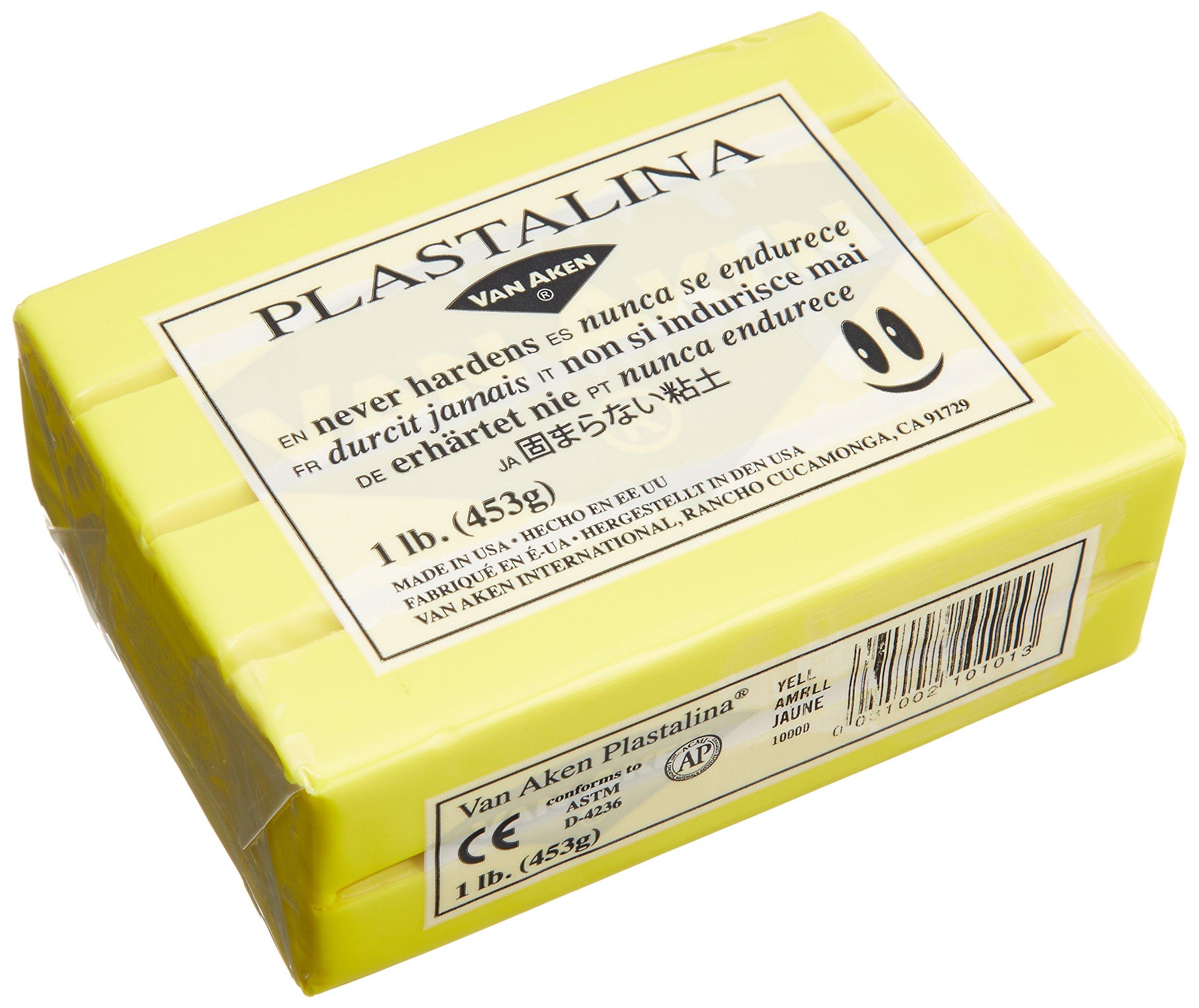 VAN AKEN Chubu Electromagnetic Industries Modeling Clay Plastarina Yellow 1 Pound 06-0283