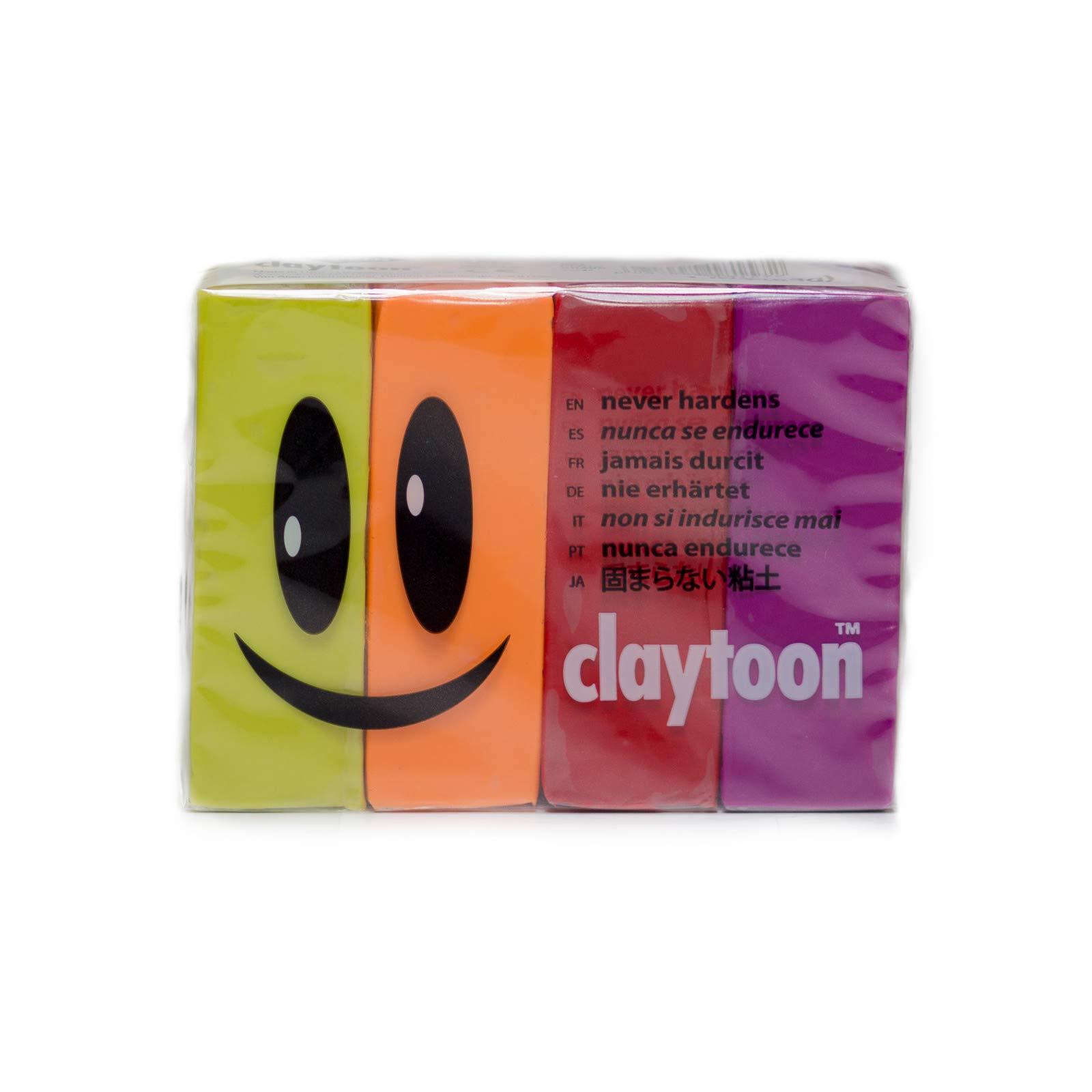 Chubu Electromagnetic Industries Claytoon 4-Color Set 1 Pound: HOT