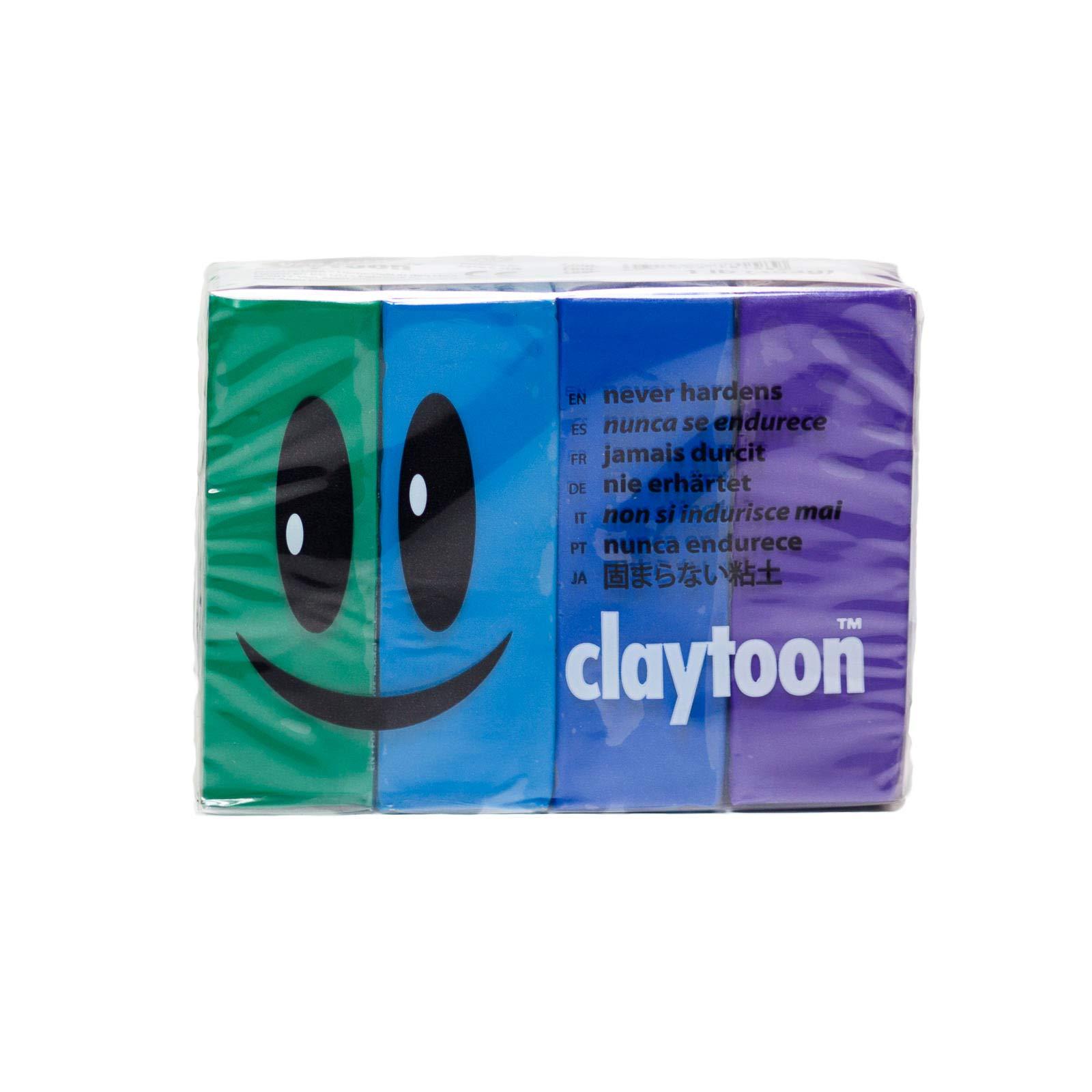 Chubu Electromagnetic Industries Claytoon 4-Color Set 1 Pound: COOL