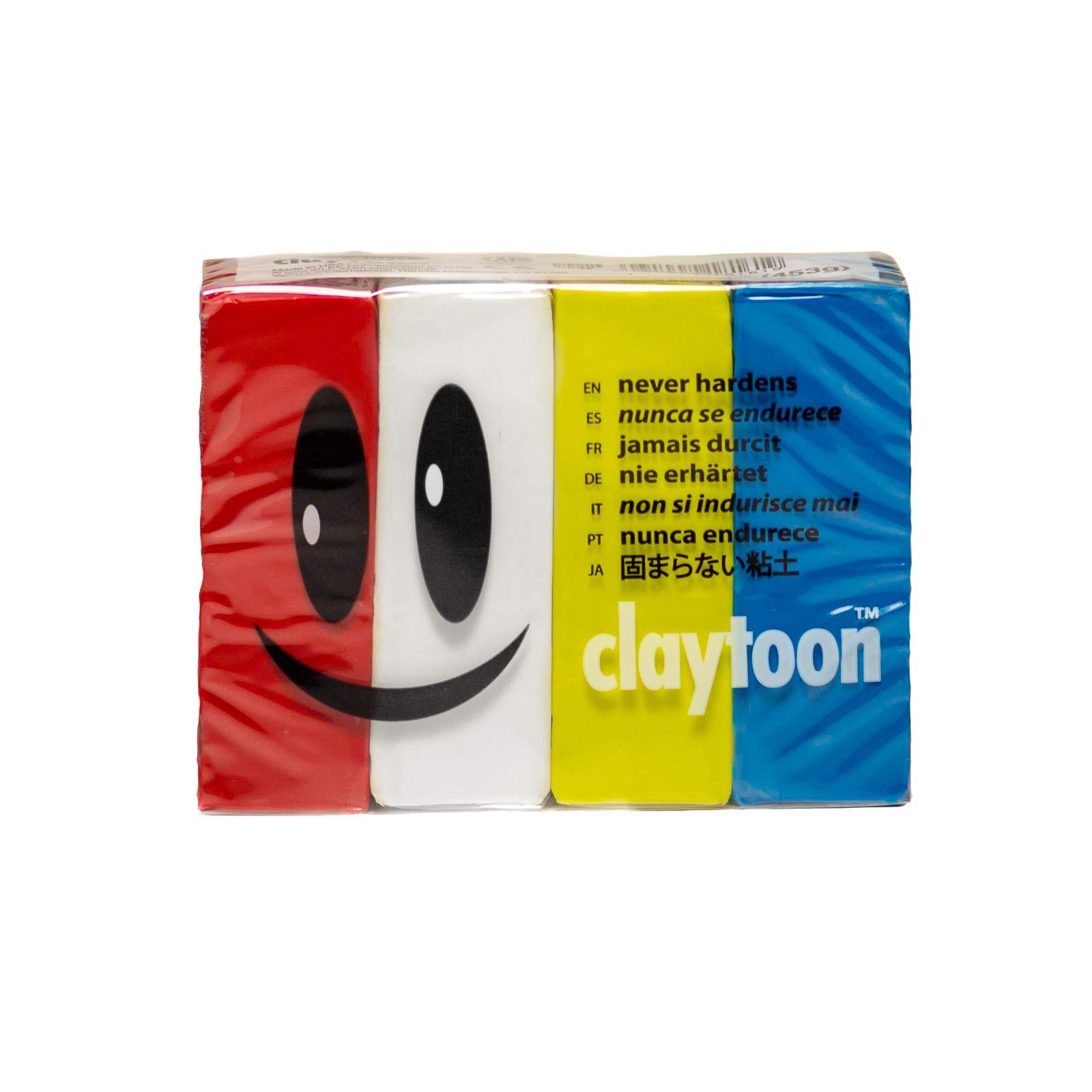 Chubu Electromagnetic Industries Claytoon 4-Color Set 1 Pound: CIRCUS