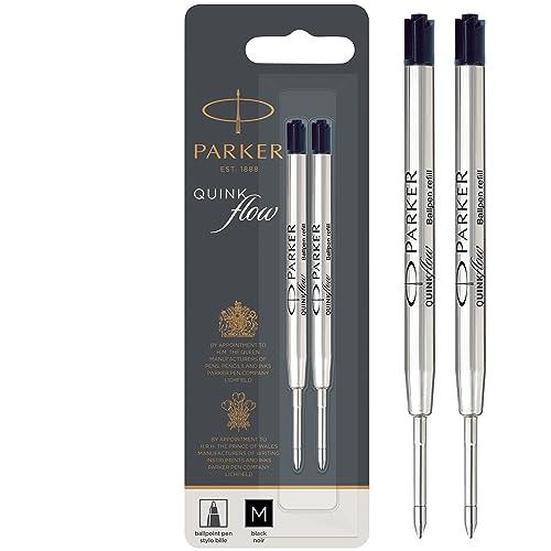 PARKER parker 1950372 pen refill black medium 2 pcs