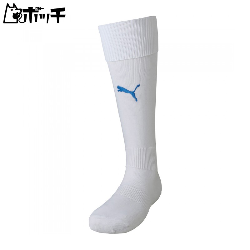 [PUMA] Socks Soccer LIGA Junior Stockings 729880 Kids Fall/Winter 2024 Colors PUMA White/Electric Blue (10) 18.0 cm