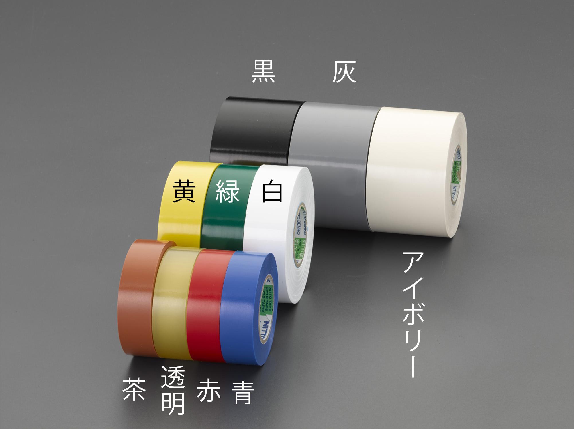 19mm x 10m Vinyl Tape (Green / 10 rolls)