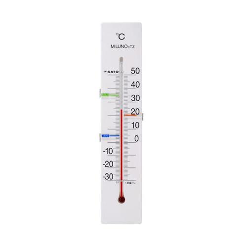50x25mm Thermometer (White)