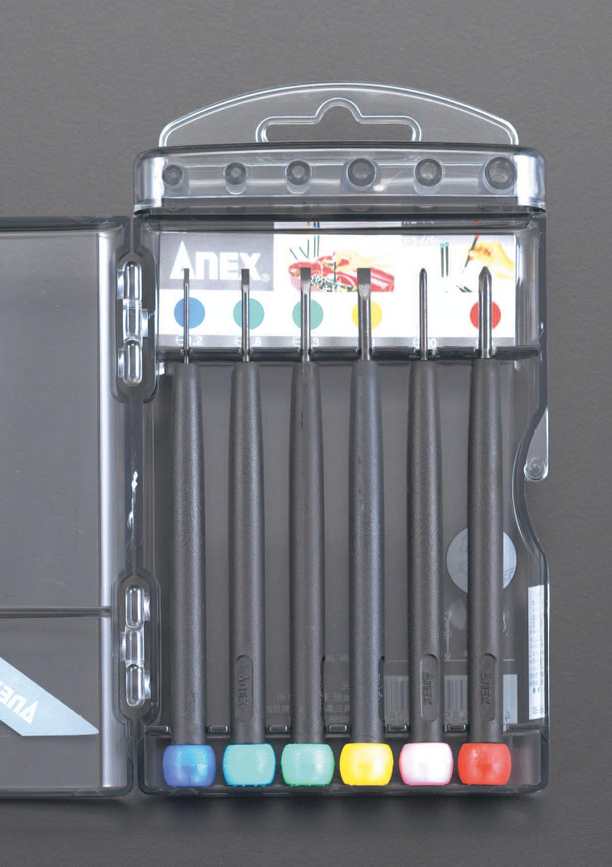 ESCO 6-Piece Set [+-] Screwdriver (Precision) EA552EE