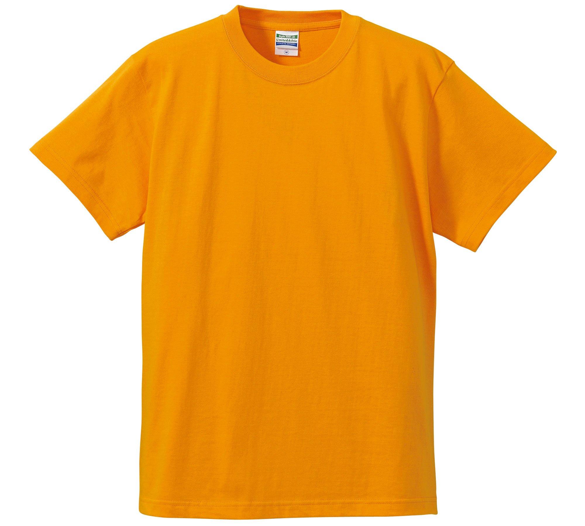 [United Athle] 5.6 oz High Quality T-Shirt 500101 022 Gold L