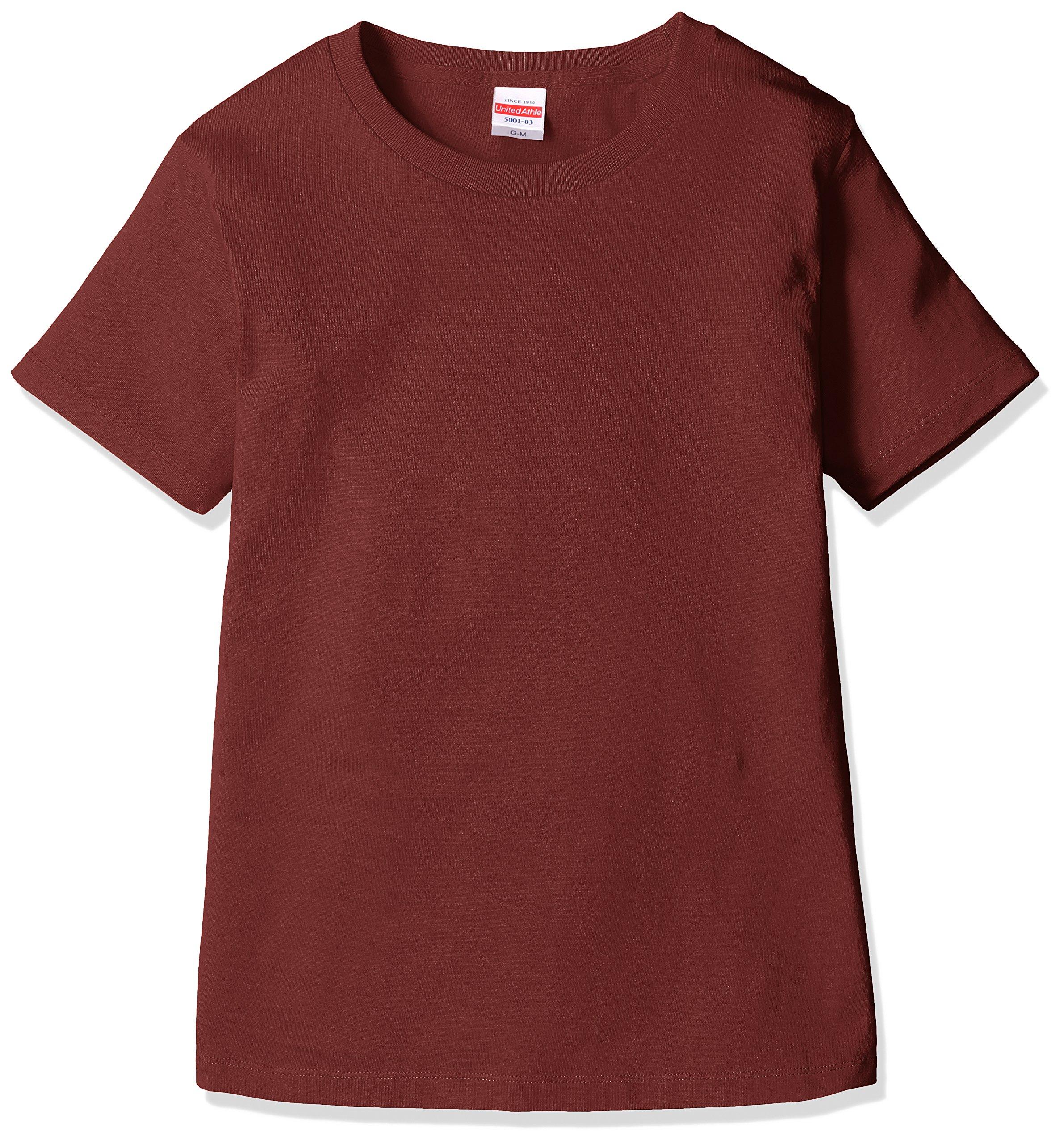 [United Athle] Fitness Shirt 500103 Girls Burgundy G-M