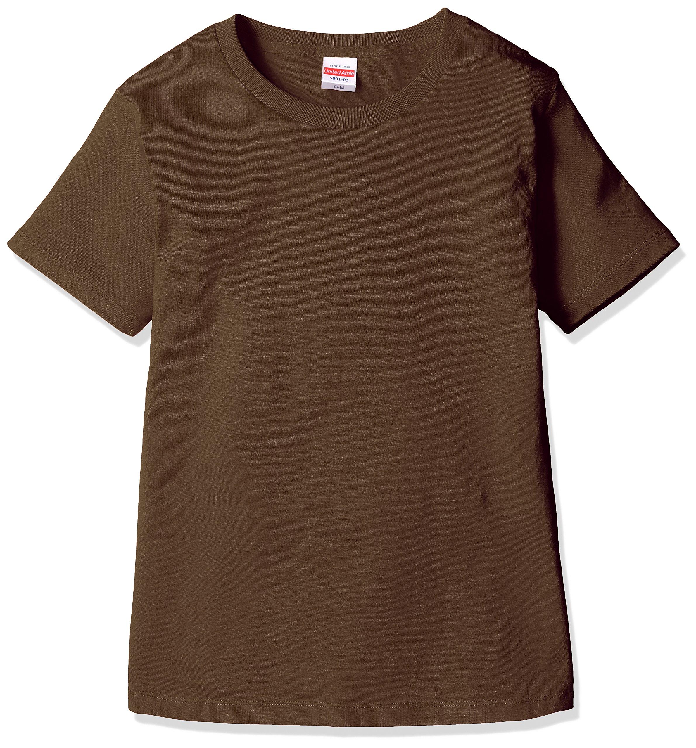 [United Athle] Fitness Shirt 500103 Girls Dark Brown G-L