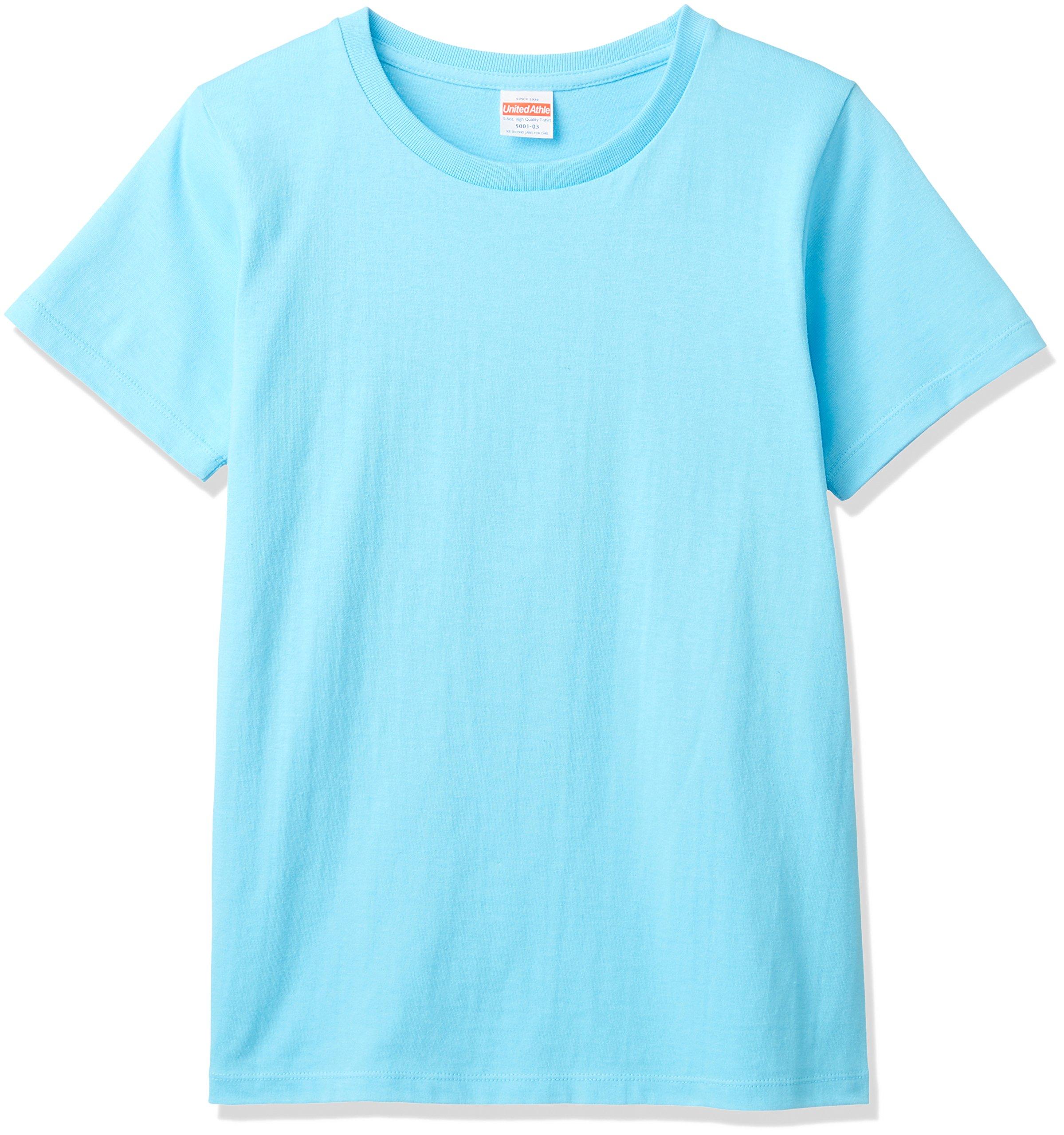 [United Athle] Fitness Shirt 500103 Girls Aqua Blue G-M