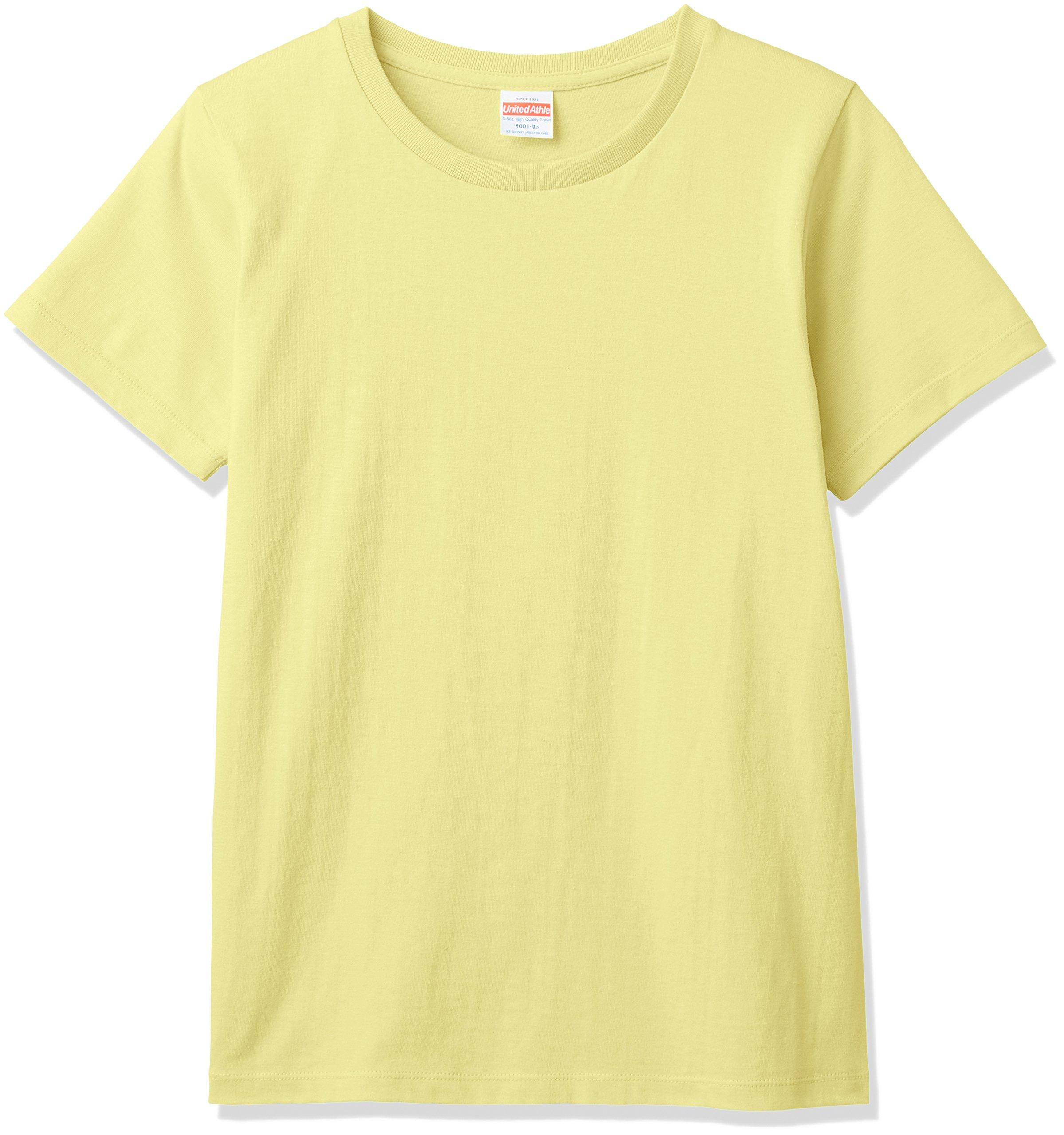 [United Athle] Fitness Shirt 500103 Girls Light Yellow G-M