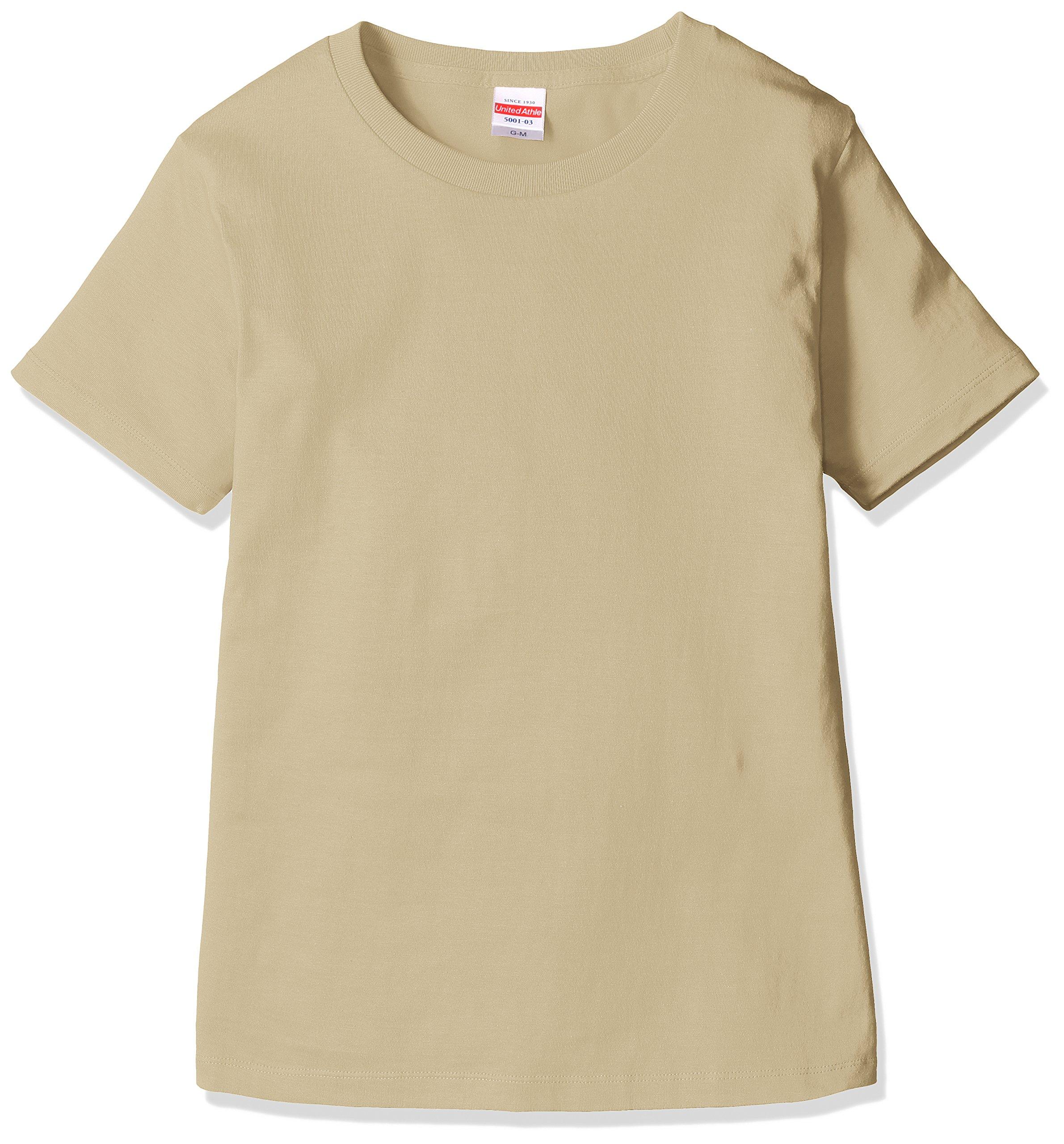 [United Athle] Fitness Shirt 500103 Girls Sand Khaki G-M
