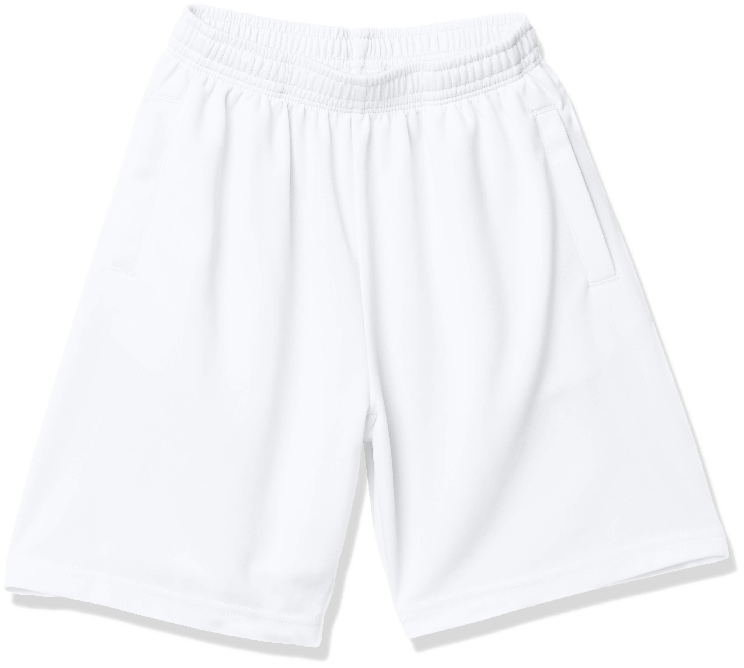[Glimmer] [UV Protection] 4.4 oz Dry Half Pants Kids White Japan 130cm (-)