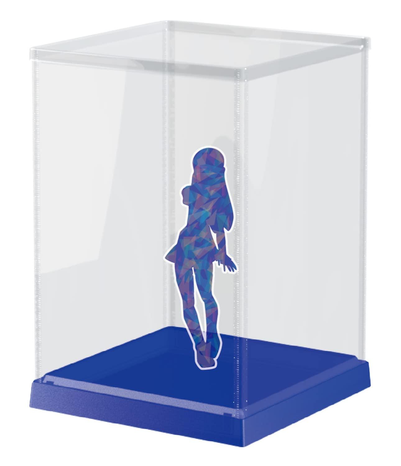 Hobby Base Premium Parts Collection Model Cover Plus Small Base Color Marine Blue Clear PVC W15×D15×H19cm (Internal Dimensions) K100MB Display Case