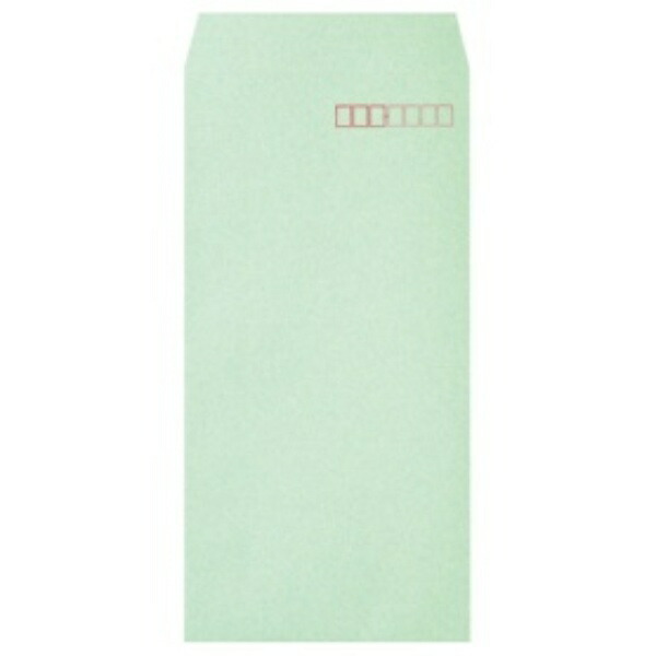 Heart Non-Transparent Color Envelope Long 3 Pastel Green 80g/m2 Postage Frame Included XEP290 1 Pack (100 Sheets)