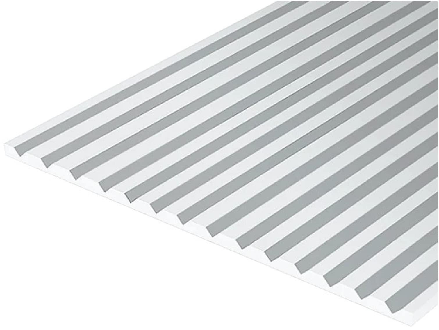 Evergreen Scale Model Plastic Sheet V-Groove Thickness 1.0mm Groove Spacing 0.75mm Groove Width 0.25mm 1 Sheet Model Material 70EG4030