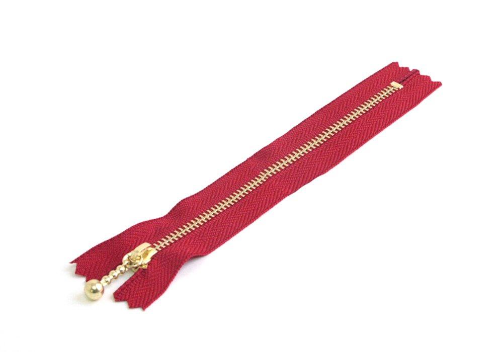 Y.K.K. Snap Fastener 35cm 10-Pack Red 3G35-519