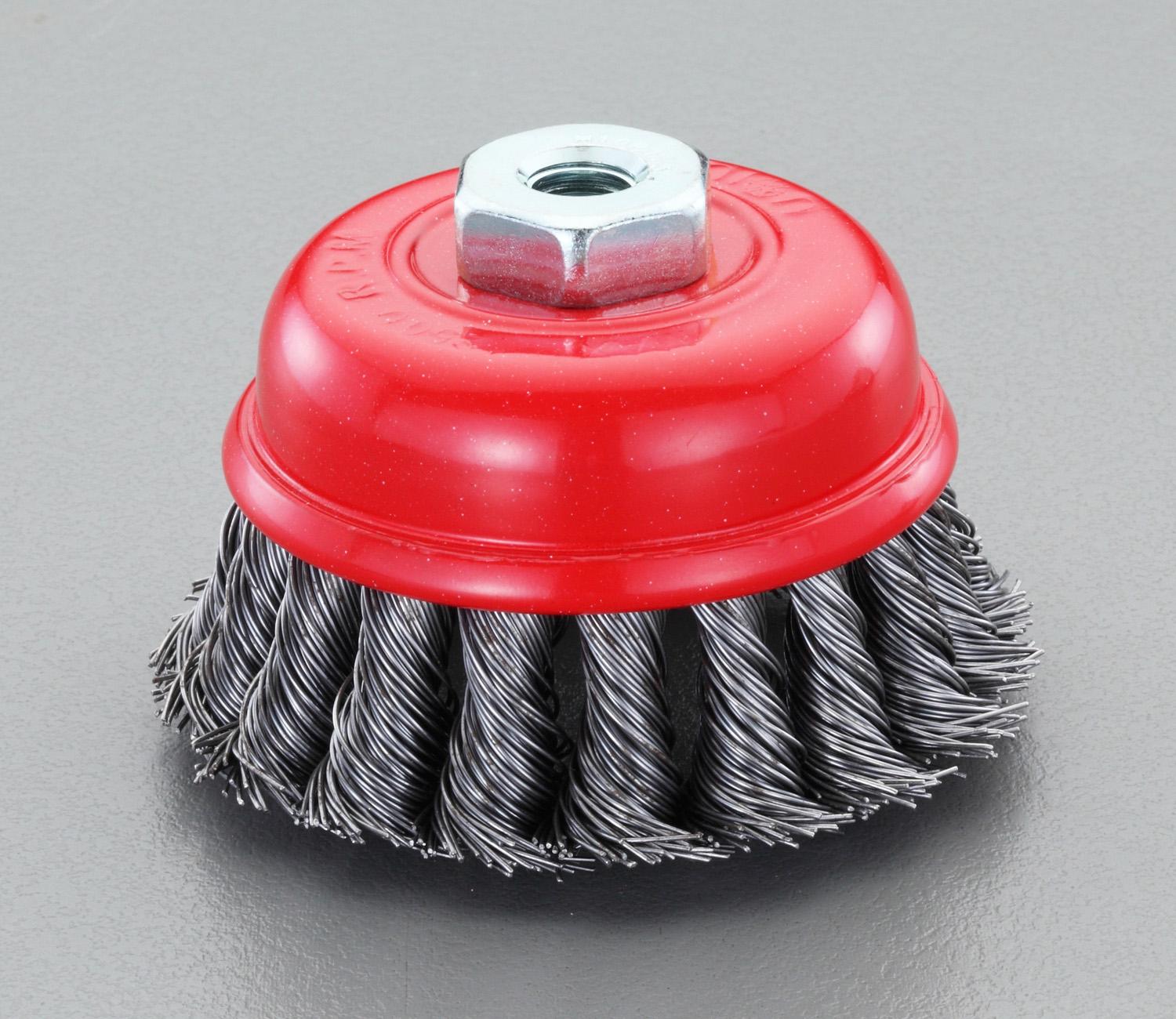 ESCO 75mm/M10 Wire Brush (Cup Type/Steel Twist) EA809YS-1