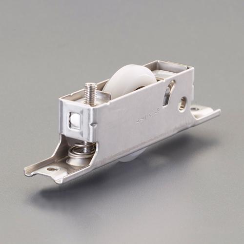 30mm Door Roller (Flat Type / Polyacetal Resin Wheel / Stainless Steel Frame)