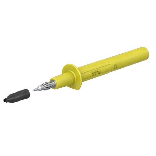 φ4mm x 115mm Pin-Type Test Probe (Yellow)