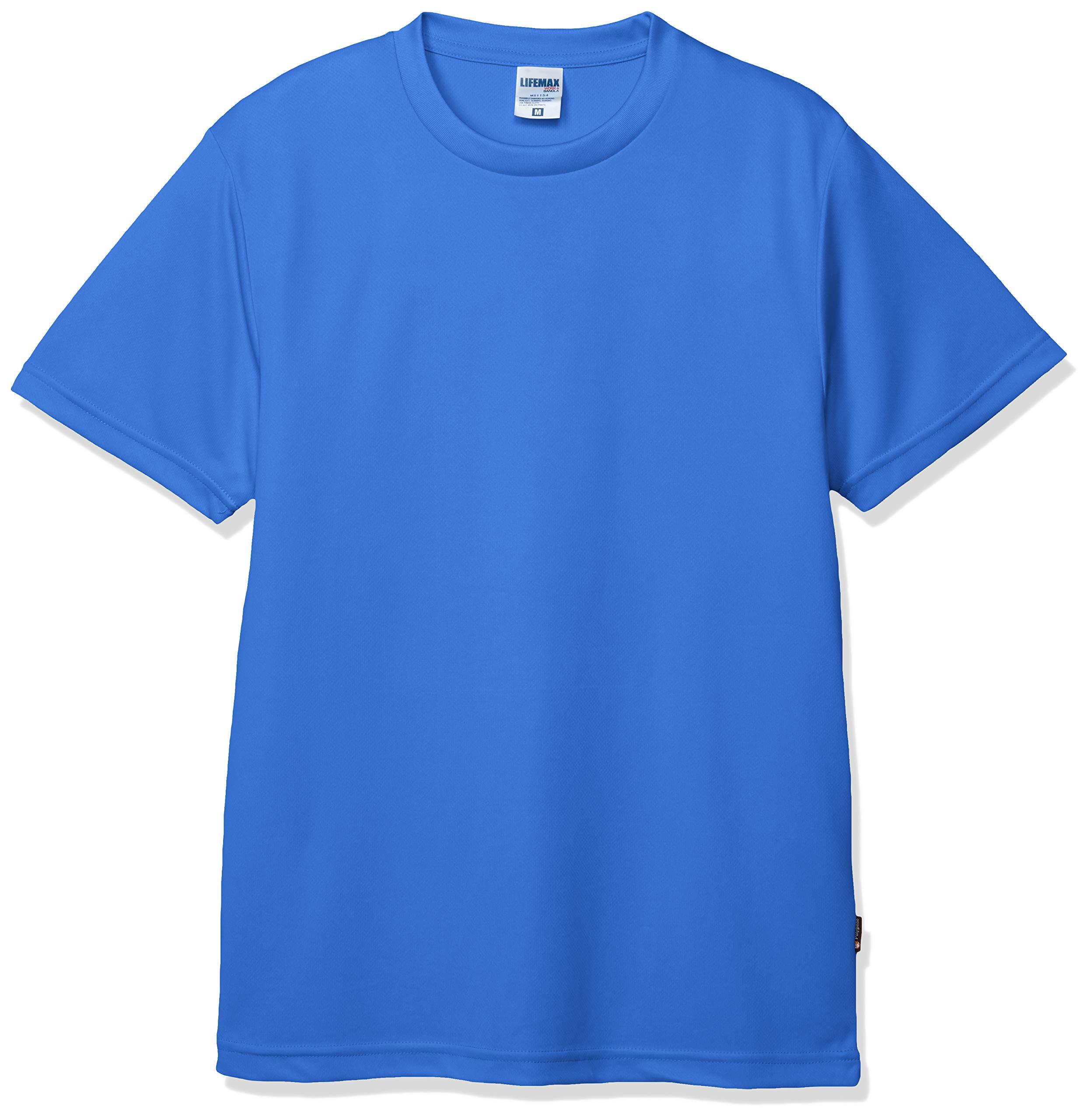 [LifeMax] 4.3oz Dry T-Shirt (Polygiene® treatment prevents sweat odor) MS1154 Royal Blue S