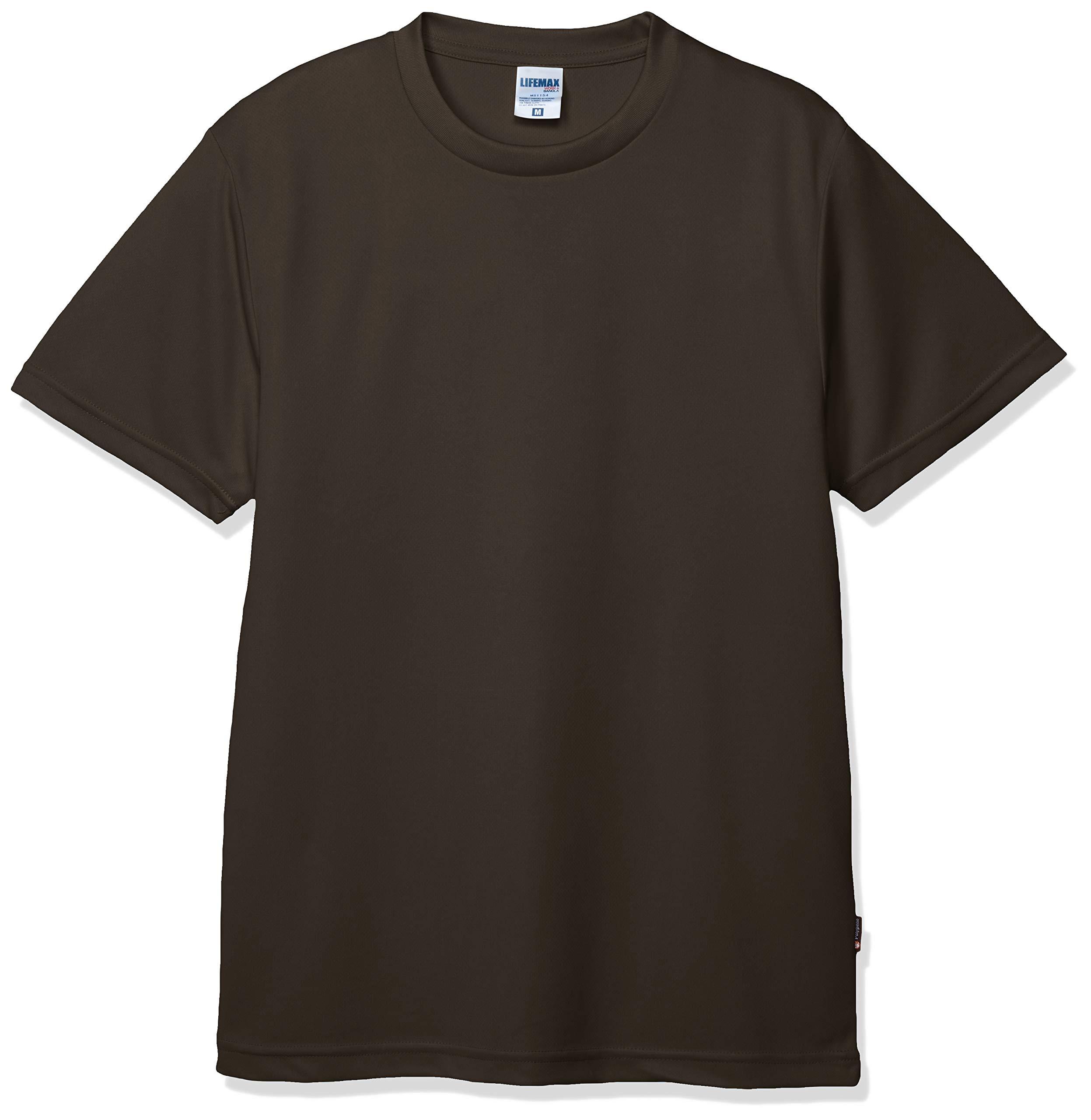 [LifeMax] 4.3oz Dry T-Shirt (Polygiene® treatment prevents sweat odor) MS1154 Khaki M