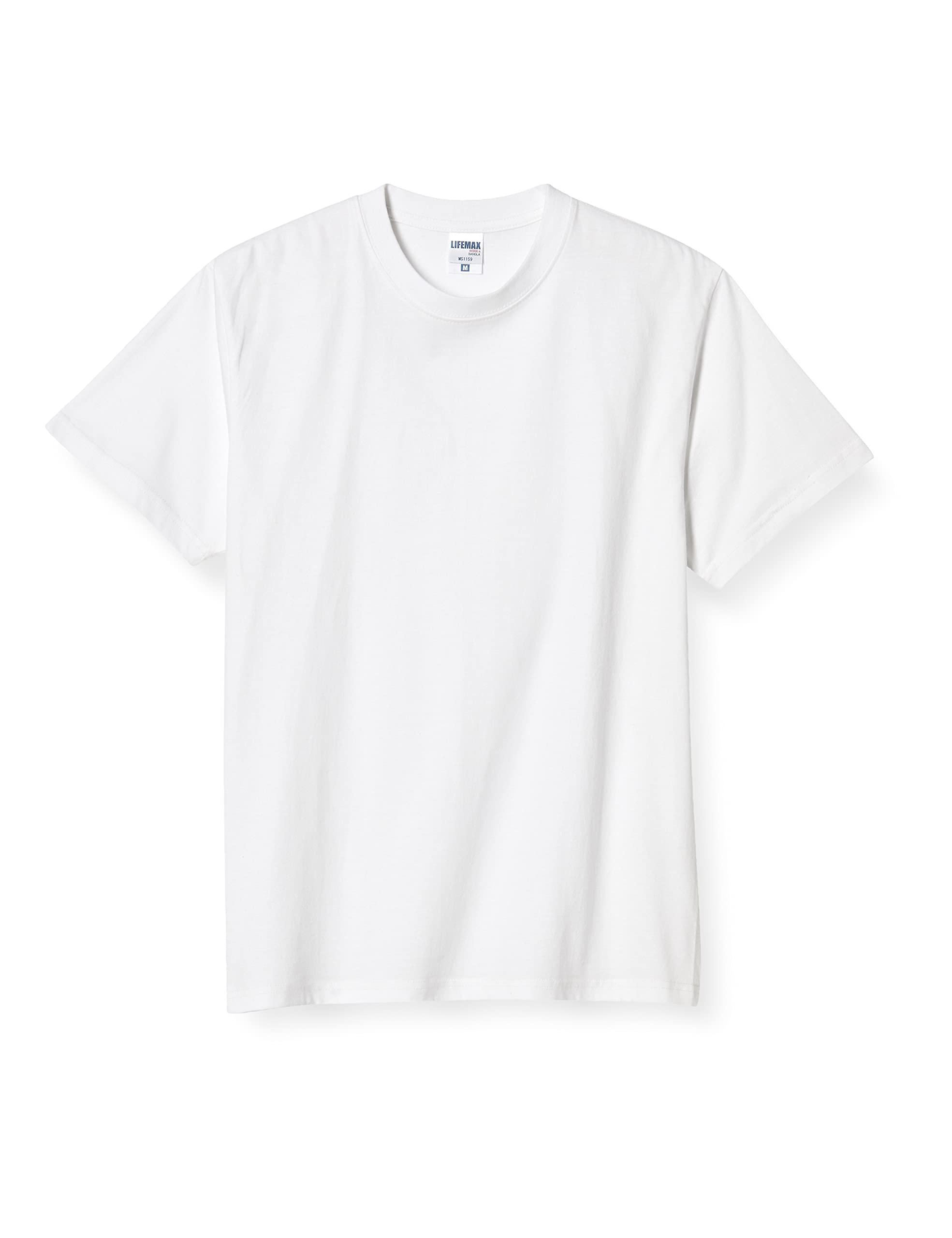 [LifeMax] 6.2 oz Heavyweight T-Shirt (Polygiene® Treated) MS1159 White XXL
