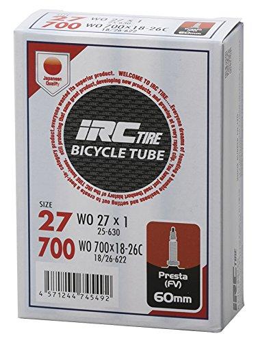 IRC Tire Bicycle Tube WO 27×1 700×18C-26C Presta Valve 60mm 1 Piece