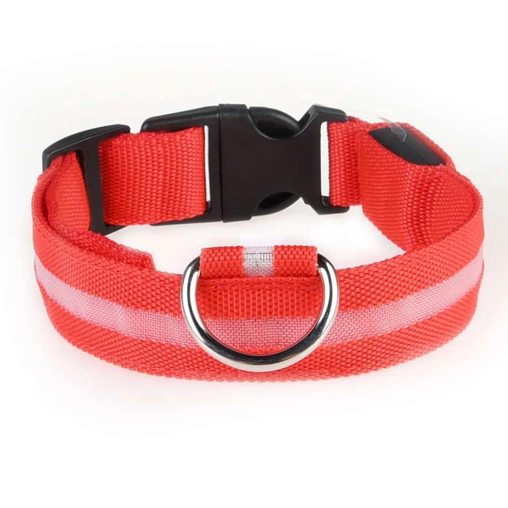 Rechargeable LED Light Collar Red DL-YU281RD