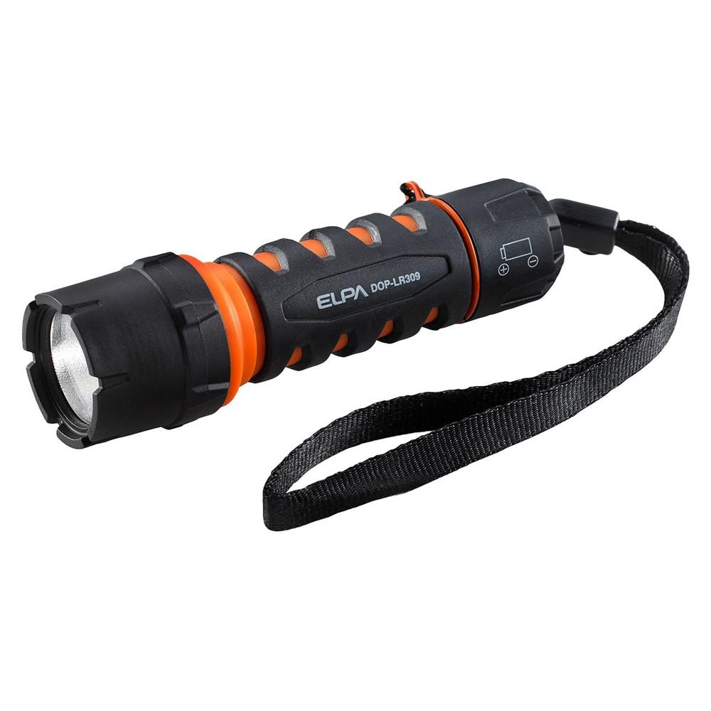 ELPA LED Rubber Light Flashlight LED Light Outdoor Waterproof DOP-LR309