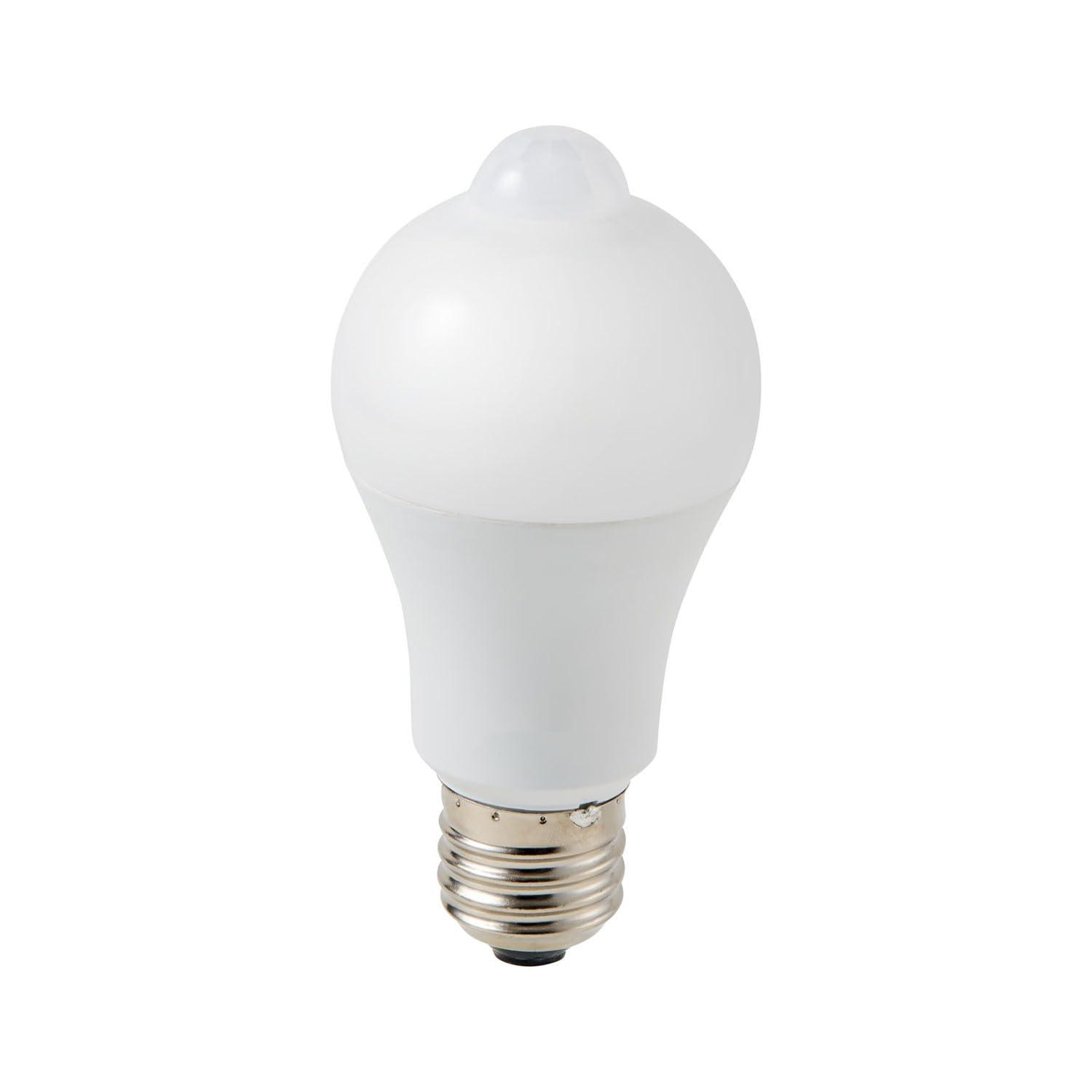 ELPA Sensor-Equipped LED Bulb 40W Equivalent Daylight Color LDA5D-G-G5107PIR
