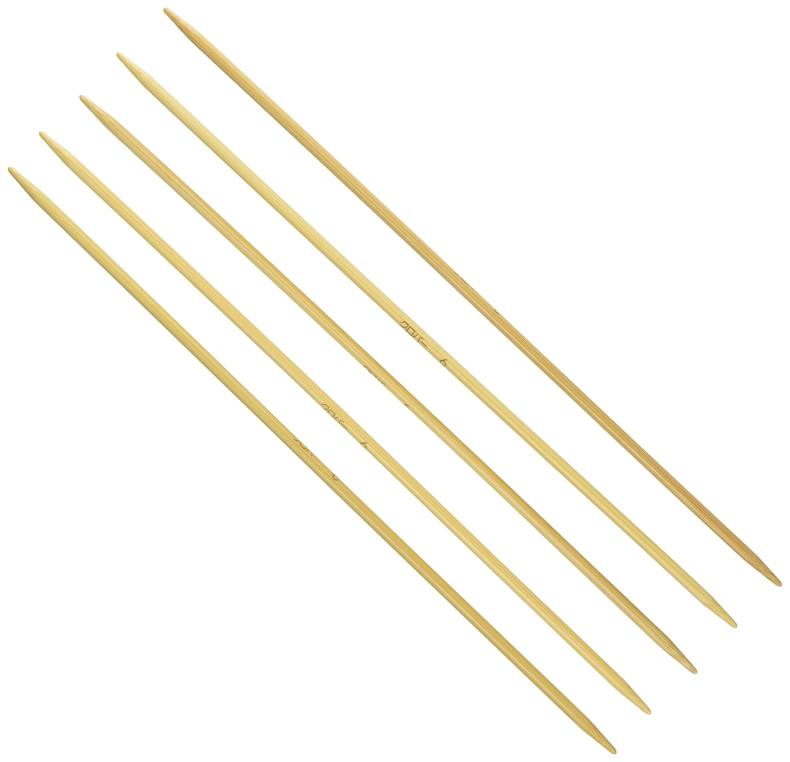 Clover Takumi Double Pointed Needles 5-Piece Set (25cm) Size 6 54-306