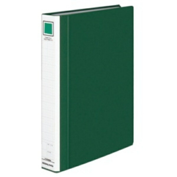 KOKUYO File Pipe-Style File Eco Twin R (Double-Opening) A4 2-Hole 300-Sheet Capacity Green FU-RT630G