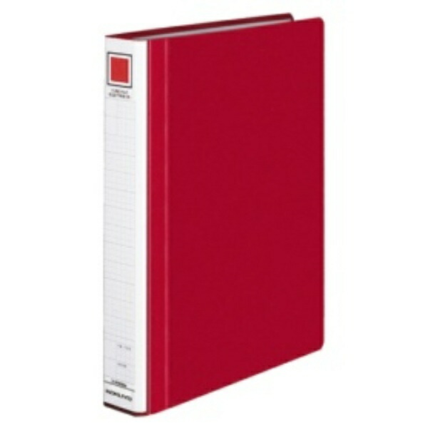 KOKUYO File Pipe-Style File Eco Twin R (Double-Opening) A4 2-Hole 300-Sheet Capacity Red FU-RT630R