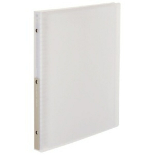 KOKUYO File Clear Book Glassel Refillable A4 Maximum Capacity 60 Sheets Off-White Ra-GL720W