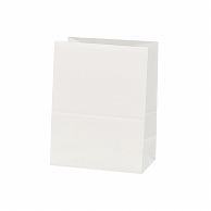 HEIKO Paper Bag Square Bottom Bag 16-1 Plain White 100 Sheets