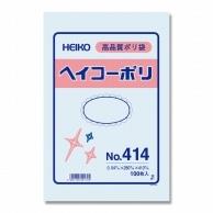 Shimojima Heiko Poly Bag Heiko Poly No.414 0.04mm Thickness No Handle 100 Sheets 006618400 Width 280mm x Height 410mm