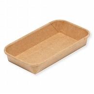 HEIKO Food Container Unbleached Food Tray 16-9 Main Unit Shallow Type 50 Sheets