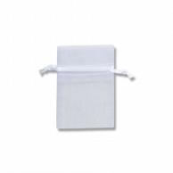 Shimojima HEIKO Organza Bag Flat Pouch Type SS White 10-Pack 008705001