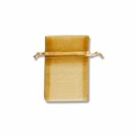 Shimojima HEIKO Organza Bag Flat Pouch Type SS Gold 10-Pack 008705002