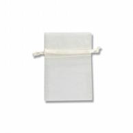 Shimojima HEIKO Organza Bag Flat Pouch Type SS Ivory 10-Pack 008705007