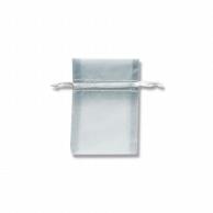 Shimojima HEIKO Organza Bag Flat Pouch Type SS Silver 10-Pack 008705011